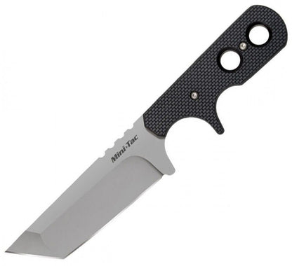 Cold Steel Mini Tac Tanto Knife, Fixed Blade, Secure-Ex Sheath #49HTF