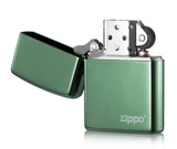 Zippo Logo Chameleon Lighter, Green/Blue Finish, Windproof #28129ZL