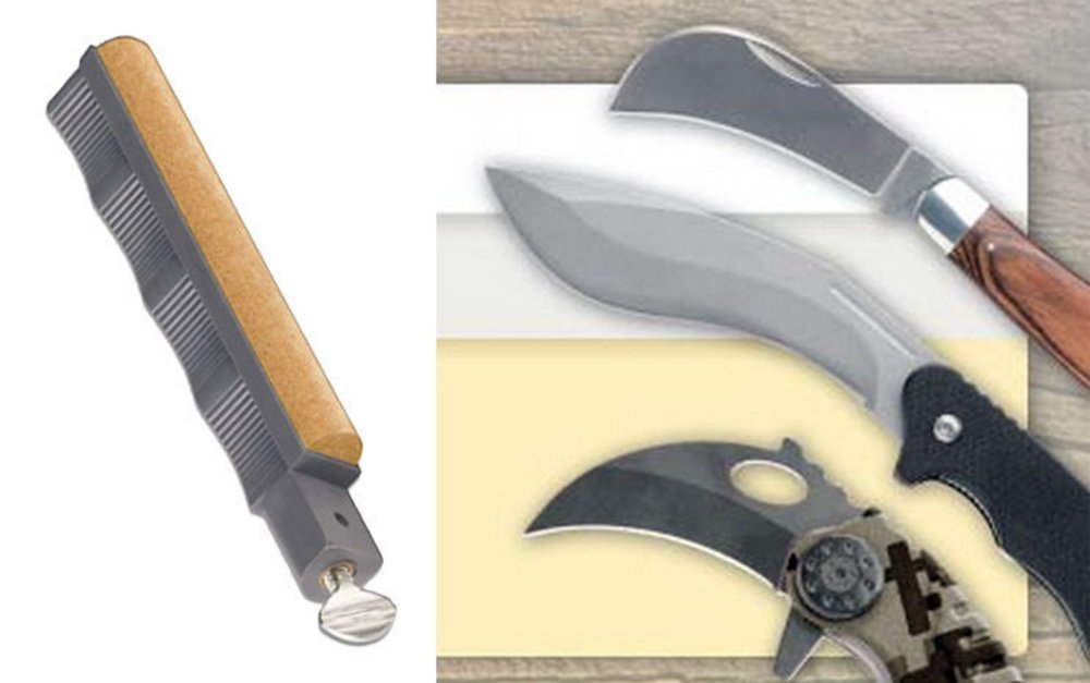 Lansky Medium Hone For Curved Blades, Kukri Karambit Hawkbill Sharpener #HR280