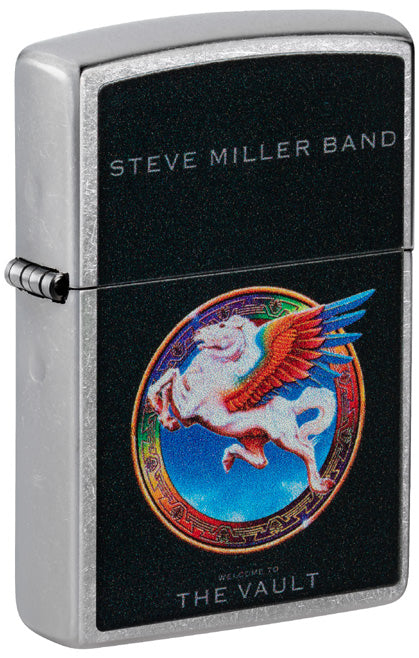 Zippo Steve Miller Band Welcome To The Vault, Street Chrome Lighter #48179