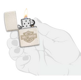 Zippo Harley Davidson, Mercury Glass Finish, Windproof Lighter #49467