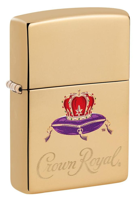 Zippo Crown Royal, High Polish Brass Windproof Lighter #49657