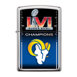 Zippo NFL Los Angeles Rams Super Bowl LVI Champions, Windproof Lighter #48106