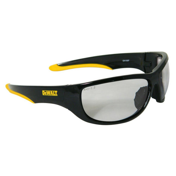 DeWalt Dominator Safety Glasses, Black/Yellow Frame, I/O Lens #DPG94-9D