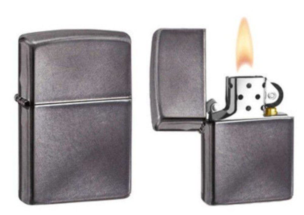 Zippo Gray Dusk Matte Finish, Genuine Windproof Lighter, Made in USA # –  Benhalex