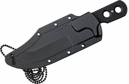 Cold Steel Mini Tac Bowie Knife, 3.63" Blade + Sheath + Chain Lanyard #49HCF