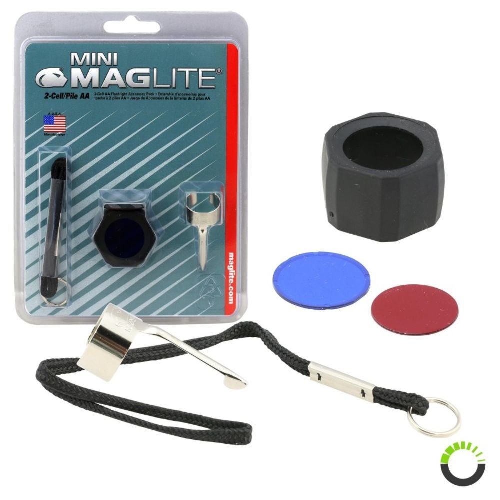 MAGLITE Mini Accessory Pack for 2-Cell AA Flashlights #AM2A016