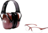 Howard Leight Women's Shooting Safety Combo Kit, Earmuffs + Glasses #R-01727