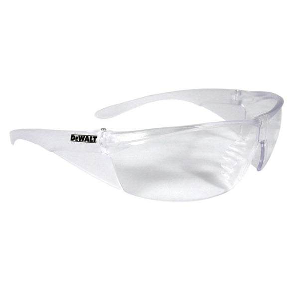 DeWalt Structure Safety Glasses, Clear Frame, Clear Lens #DPG93-1D