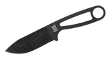 KA-BAR Becker Eskabar Straight Edge Carbon Steel Knife + Black Hard Sheath #BK14