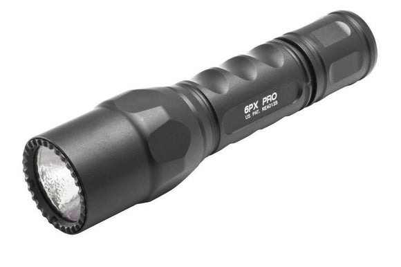 Surefire PRO, 320 Lumens Dual-Output LED Flashlight, Mil-Spec Alum #6PX-D-BK