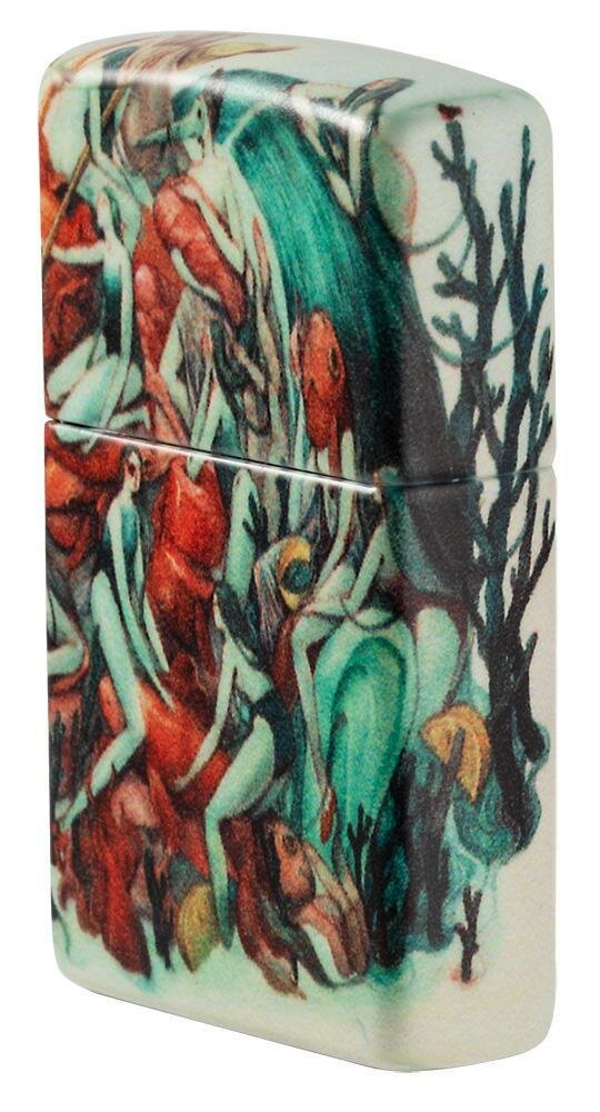 Zippo Marija Tiurina Design, 540° Color Wrap, Genuine Windproof Lighter #49392