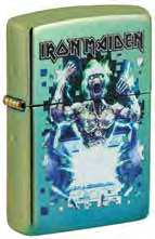 Zippo Iron Maiden Design, High Polish Teal Windproof Lighter #49816