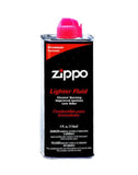Zippo All-In-One Gift Kit, Street Chrome Lighter + Fluid + Zippo Flints #24651