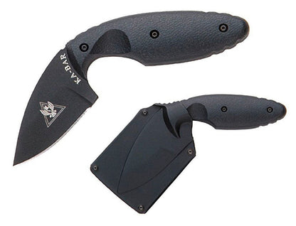 Ka-Bar TDI Law Enforcement Knife, Black w/ Hard Sheath #1480