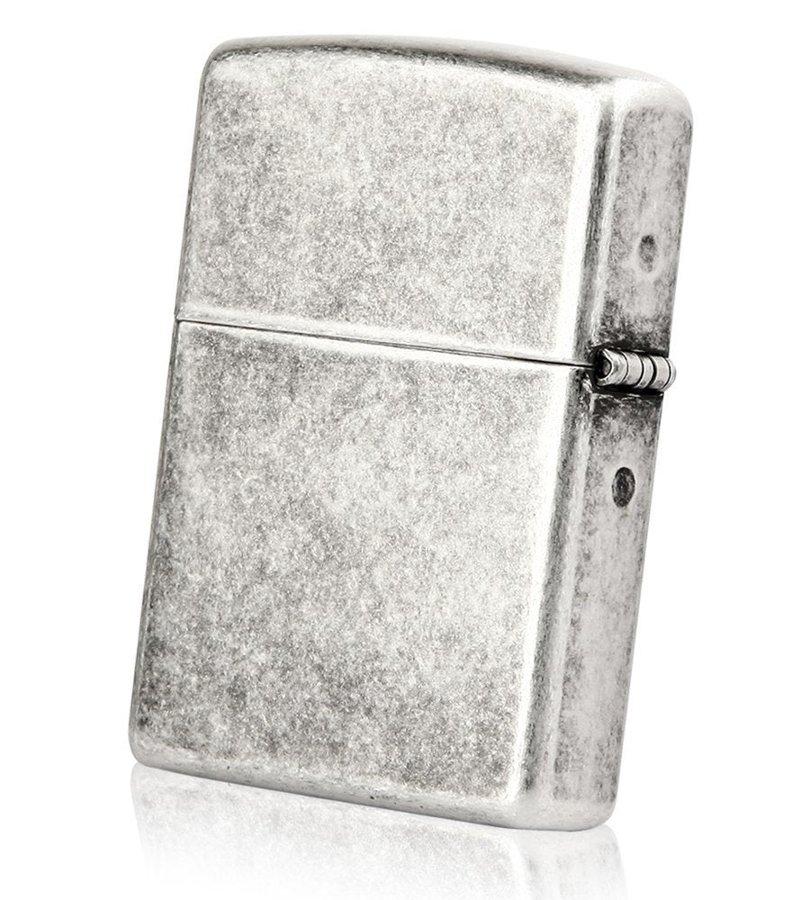 Zippo Antique Silver Plate Lighter