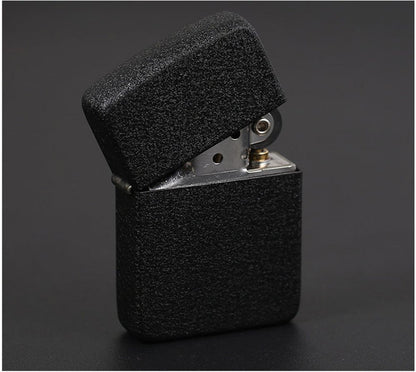 Zippo 1941 Vintage Replica Pocket Lighter, Black Crackle, Windproof #28582