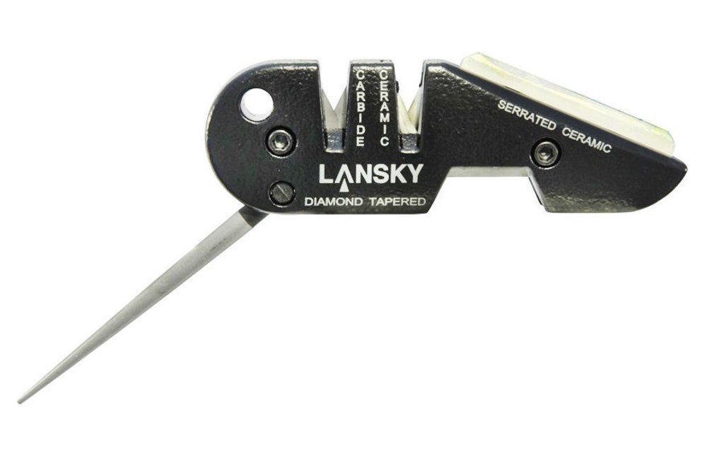 Lansky BladeMedic Knife Sharpener 4-in-1 Carbide Ceramic, Diamond #PS-MED01