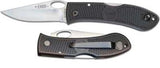 KA-BAR Dozier Folding Hunter's Knife, w/ Thumb Notch, Black Handle #4065