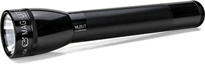 MAGLITE Incandescent 3-Cell Flashlight, 63 Lumens, Black #ML25IT-3015