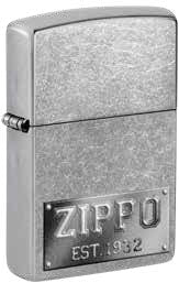 Zippo Est. 1932 Design, Street Chrome Lighter #48487