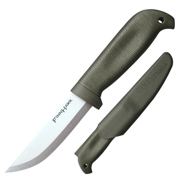 Cold Steel Finn Hawk Knife, Secure-Ex Sheath, Green #20NPK