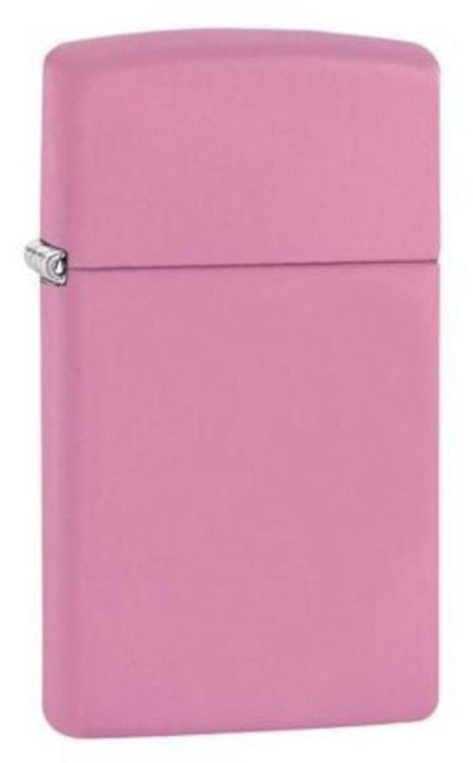 Zippo Slim Pink Matte Lighter #1638