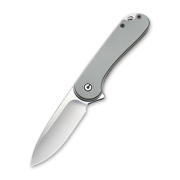 CIVIVI Elementum Knife, Gray G10 Handle, Satin Finished Blade #C907B