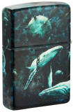 Zippo Spazuk Blue Whale 540 Matte Color Design Lighter #48627
