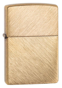 Zippo Herringbone Sweep Brass, Brass Finish Genuine Windproof Lighter #29830