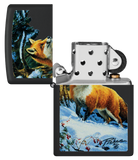 Zippo Linda Picken Fox Design, Black Matte Lighter #48596