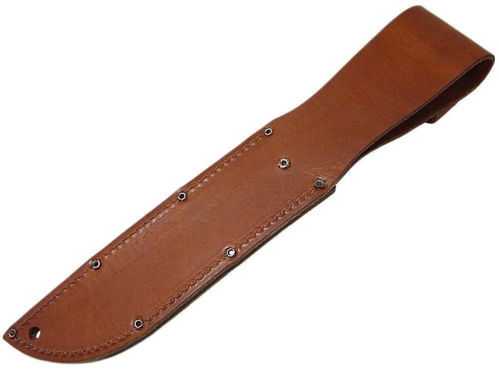 Ka-Bar Brown Leather Sheath, Fits 7" Knife Blades,Tactical/Utility Knives #1217I