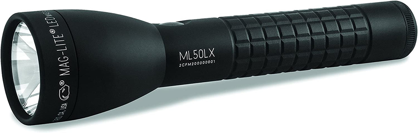 MAGLITE LED 2-Cell C LED Flashlight, With Display Box, Black #ML50LX-S2CC5