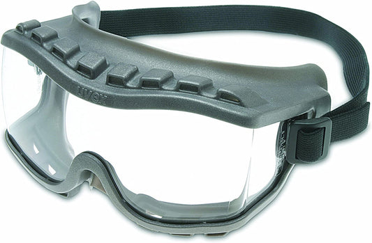 UVEX Strategy Safety Goggles, Clear Anti-Fog Lens, Gray #S3800