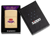 Zippo Crown Royal, High Polish Brass Windproof Lighter #49657