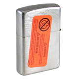 Zippo Chrome Arch Classic Brushed Chrome Finish Genuine Windproof Lighter #24647