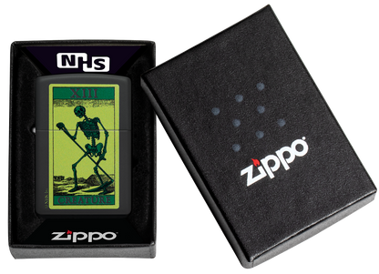 Zippo XIII Creature Design, Black Matte Lighter #48416