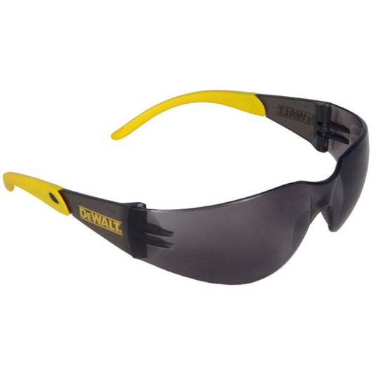 DeWalt Protector Safety Glasses, Smoke/Yellow Frame, Smoke Lens #DPG54-2D