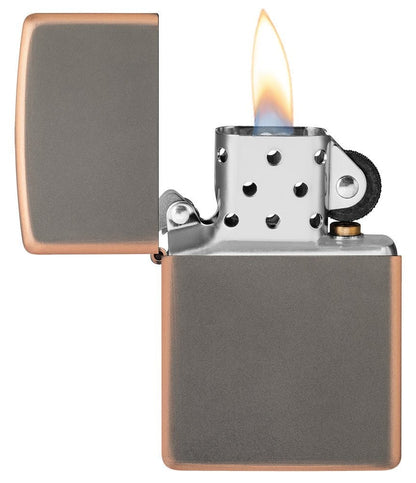 Zippo Rustic Bronze Base Model Windproof Lighter #49839