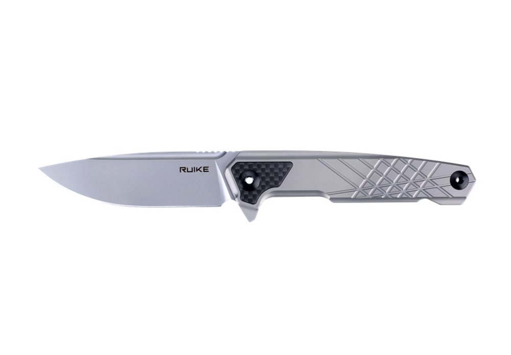 Ruike M875-TZ Folding Knife, 3.5" Blade, Frame Lock, Bead Blast Finish #M875TZ