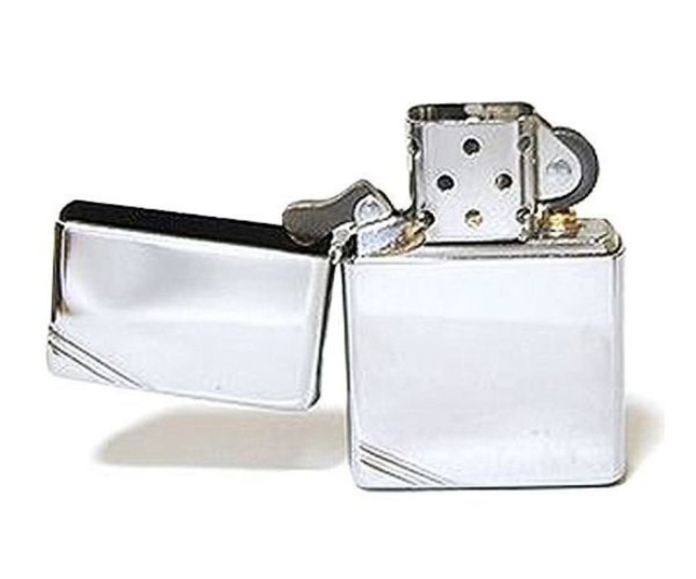 Zippo 1937 Vintage Replica Lighter, w/ Slashes, High Polish