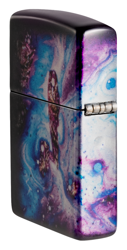 Zippo Space Cosmos 540 Fusion Design, Tumbled Chrome Lighter #48547