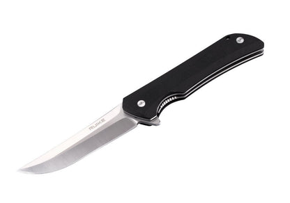 Ruike Hussar, 14C28N Plain Blade, Black G-10 Handle + Pocket Clip #P121B