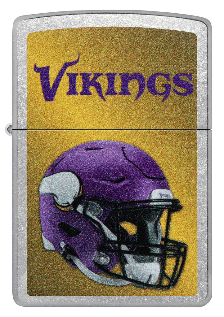 Zippo NFL Minnesota Vikings Football Team, Street Chrome Lighter #48439