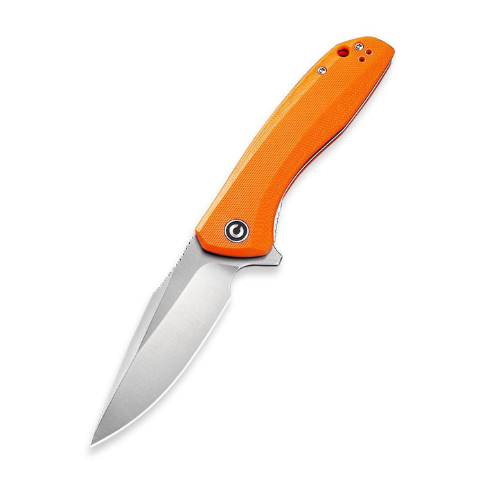 CIVIVI Baklash Orange G10 Handle, Satin Finished Blade #C801G