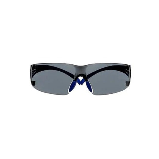 3M SecureFit Glasses, Blue Temples, Anti-fog, Gray AF-AS lens #SF302SGAF-BLU