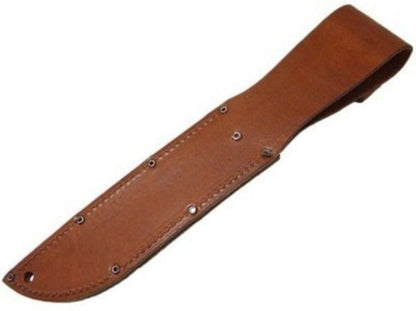 KA-BAR USMC Brown Leather Knife Sheath for 7" Blades, Marines #1217S