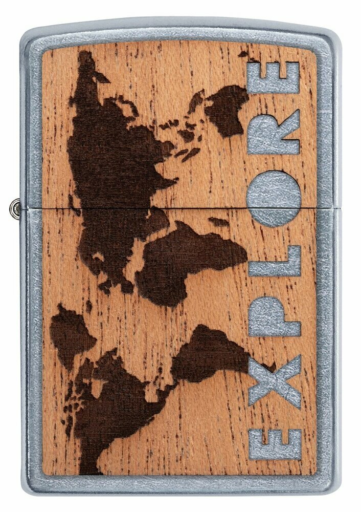 Zippo WOODCHUCK Explore Design, Windproof Lighter #49171