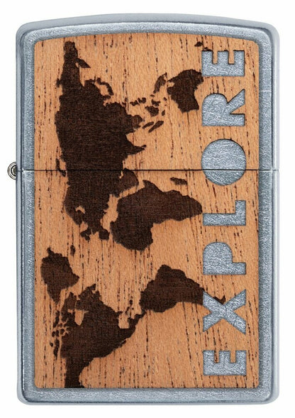Zippo WOODCHUCK Explore Design, Windproof Lighter #49171