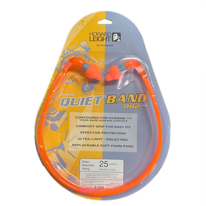 Howard Leight Hygienic Quiet Band QB2HYG Earplugs #R-QB2-HYG_1